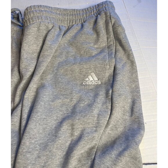 NWT-Adidas Womens Slim Fit Joggers 4X Grey 100% cotton Pants with pockets - Picture 10 of 16